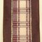 The Ribbon People Ivory and Burgundy Red Plaid Contemporary Wired Craft Ribbon 4" x 20 Yards